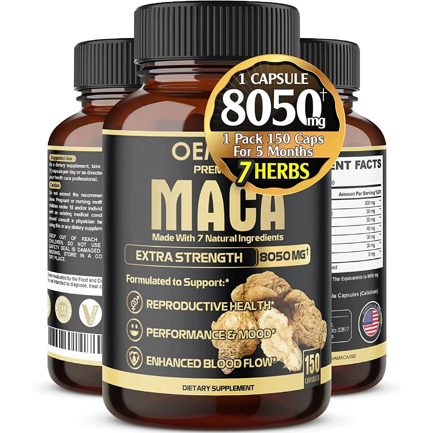 Gélules de Maca – Complément Alimentaire