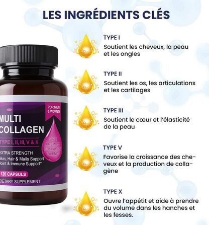 Collagène 5 en 1 pour une beauté naturelle