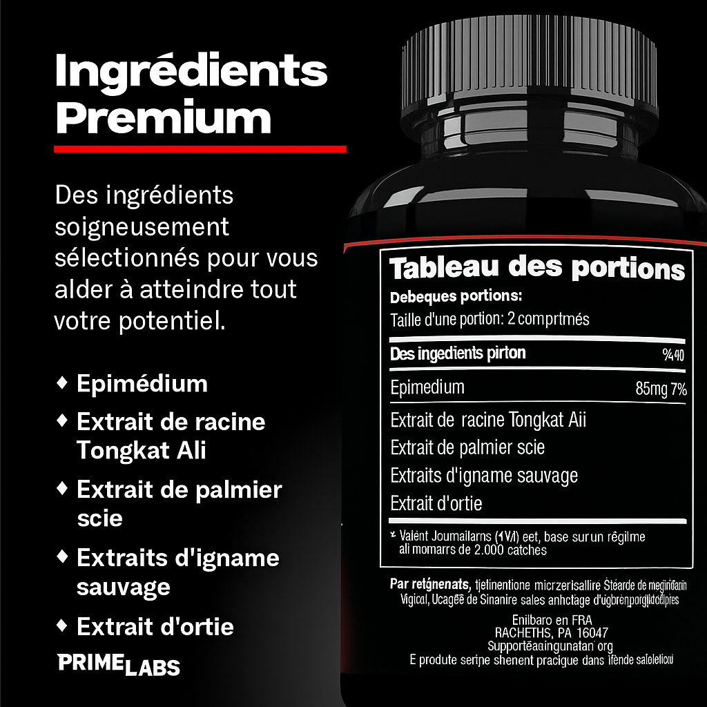 TESTOSTERONE BOOSTER™ | Booster Naturel de Testostérone
